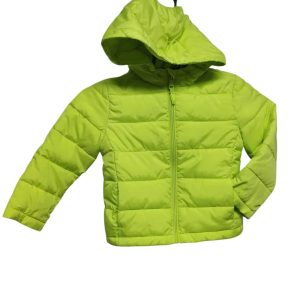CAMPERA NYLON VERDE FLUO EL CORTE INGLES T 2-3