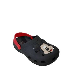 SUECO SIMIL CROCS NEGRAS MICKEY CARA Y MANO T26/27