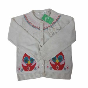 SACO LANA BEIGE BUHOS BABY M&CO T18/24M