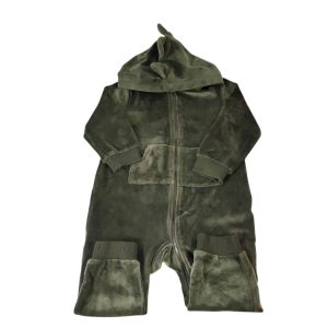 ENTERITO PIEL DURAZNO VERDE CAPUCHA TEDDY T12/18M