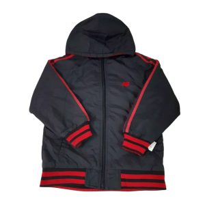CAMPERA NYLON NEGRO REVERSIBLE CON ROJO ALG FRIZZ NB T7 REPLICA