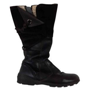 BOTAS ALTAS CUERO MARRON GEOX T34