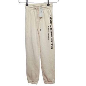 PANTALON DEP CON FELPA COD 77318 CREMITA T11/12