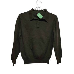 BUZO LANA VERDE C CUELLO BOTONES DALMINE T M