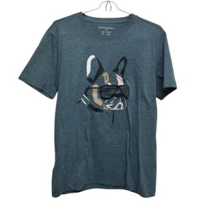 REMERA ALG AZUL CARA PERRO BANANA REPUBLIC T M