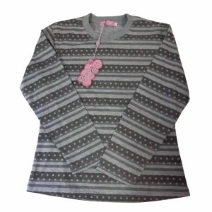 REMERA GRUESA RAY GRIS ESTRELLAS D&M T14 NUEVA