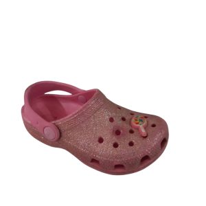 CROCS ROSA BRILLANTE CON PIN PALETA C10 T27 AP