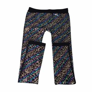 CALZA NEGRA ANIMAL PRINT COLORES PLACE TXXL/16