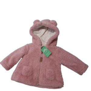 CAMPERA PELUDITA ROSA CAPUCHA CARTERS TNB