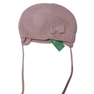 GORRO LANA ROSADO MOÑA PIOLAS