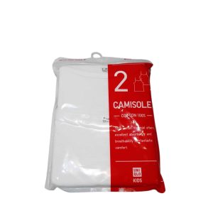 MUSCULOSA X2 BLANCAS NUEVAS COTTON T9/10 UNIQLO
