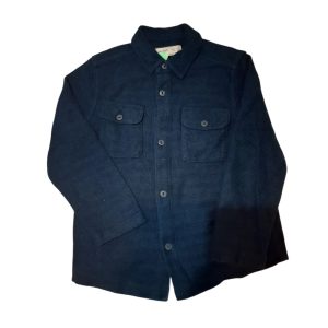 CAMISA GRUESA AZUL ZARA T6