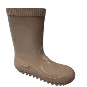 BOTAS DE LLUVIA BEIGE MIMO T34