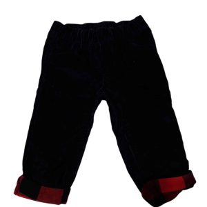 PANTALON PANA AZUL PUÑOS CUADROS ROJO CARTERS T6M