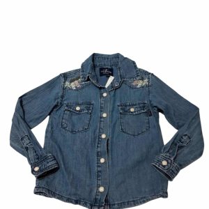 CAMISA DE JEAN FLORES BORDADAS THOMAS TRENT T18/24M