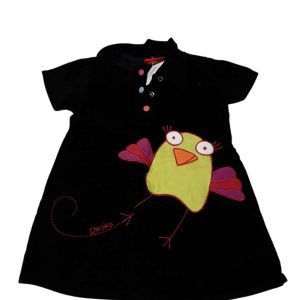 VESTIDO PANA NEGRO PAJARO OWOKO T4