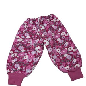PANTALON ALG FUCSIA FLORES PUÑO  2 T6M APROX