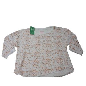 REMERA ALG BCA FLORES ROSA MARRON BRONZINI T24/36M