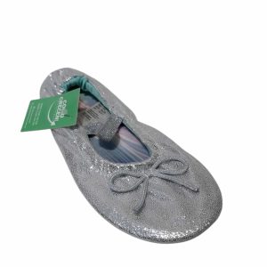 BALERINAS SIN SUELA PLATEADAS MOÑA FROZEN T32 H&M