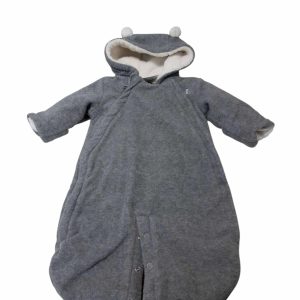 ENTERITO POLAR GRIS BCA GAP T0/3M PELUDITO