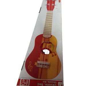 ukelele rojo hape en caja