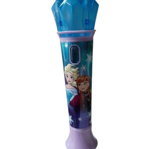 MICROFONO SIMIL FROZEN VIOLETA AZUL CON SONIDOS