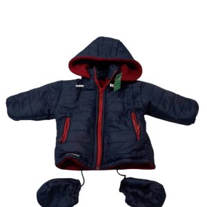 CAMPERA AZUL INT POLAR ROJO PETITE POMME T9M APROX