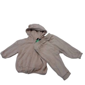 CONJ ALG BEIGE CAMPERA Y JOGG KIABI T9M