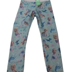 CALZA CELESTE FROZEN BRILLANTINA H&M T5/6