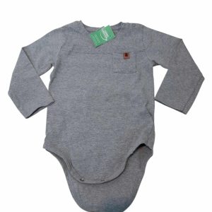 BODY GRIS LISO BOLSILLO TEDDY BOOM T12/18M