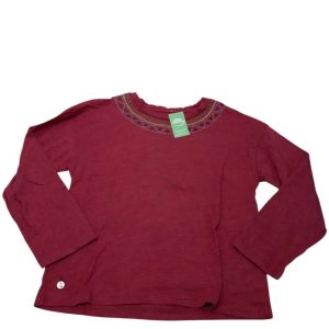 REMERA BORDO BORDADA BEIGE AZUL HUSH PUPPIES T12