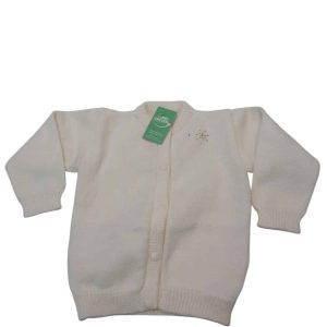 SACO LANA BLANCO 1 FLOR ROSADA T1 AP
