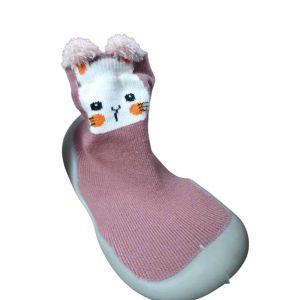 PANTUMEDIA ROSADA SUELA GOMA CONEJITA