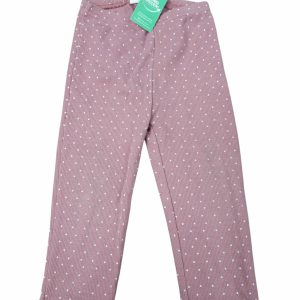 CALZA ROSADA MORLEY PUNTITOS BLANCOS BAS T12/18M