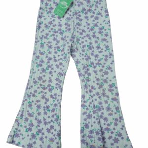 CALZA BLANCA FLORCITAS LILA OXFORD POIM T2
