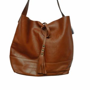 CARTERA CUERO MARRON PASQUALINI FLECOS MCH