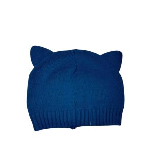 GORRO LANA TURQUEZA OREJITAS