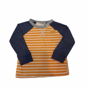 REMERA ALG AZUL GRIS ANARANJADA RAY BLANCAS BAS T6/9M