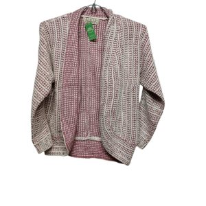 SACO LANA ROSADO BCO CON RELIEVE PINK REPUBLIC T M -8/10
