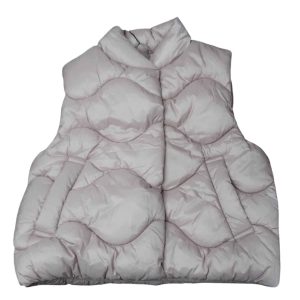 CHALECO INFLADITO ROSA SATINADO ZARA T8/9 NUEVO