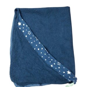 TOALLA AZUL ESTRELLAS AZULES
