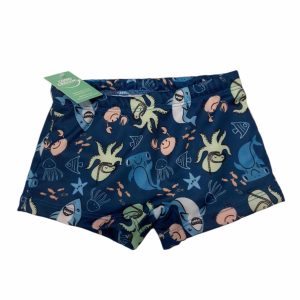 SHORT DE BAÑO AZUL ANIMALES MARINOS T12M AP