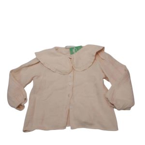 BLUSA CAMISA CREMITA CUELLO BOTONES URBAN HAUS KIDS T4 AP