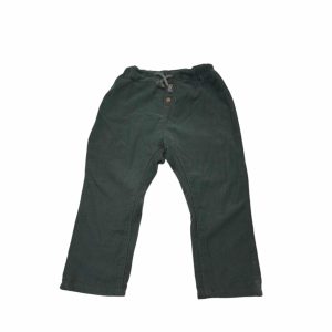 PANTALON PANA VERDE PIOLAS BOTONES H&M T1/2 2