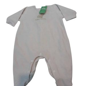 PIJAMA PIEL DURAZNO BCA OSITO PETITE POMME T0/3M