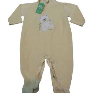 PIJAMA PIEL DURAZNO AMARILLO OSITO TEDDY BEAR FACHERITOS T3M