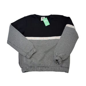 BUZO ALG NEGRO ROMBOS BCO NEGRO GIRL PWR POIM T5