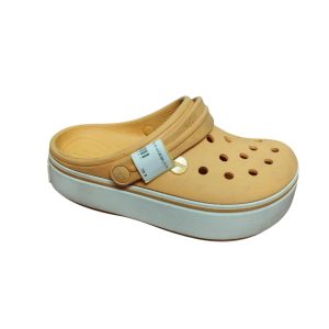 CROCS NARANJA PLATAFORMA J1/ 31/32 GOMA ROCE
