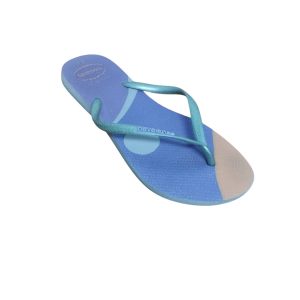 OJOTAS HAVAIANAS VIOLETA NARANJA PLATEADO T39/40