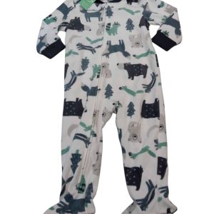 PIJAMA POLAR BCA ANIMALES GRIS VERDE CARTERS T18M FR